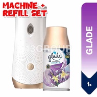 Glade Lavender Automatic Spray Machine Starter Kit + Air Freshener Spray Refill 225ml, 1s