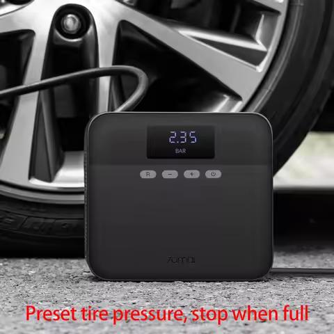 70mai Portable Air Compressor Tire Inflator Air Pump for Car Tires DC 12V Tire Pump Preset tire pres