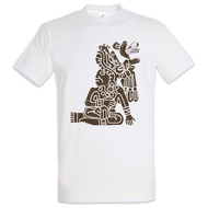 Aztec Man I Aztecs Empire Tattoo American Indians Tribe Sign Men T-Shirt
