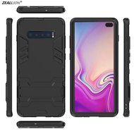 Zeallion Cho [Samsung Galaxy A9 2018 S10 Plus Lite] Giá Đỡ PC Cứng Hybrid Armor Ốp Lưng + Ốp Điện Th