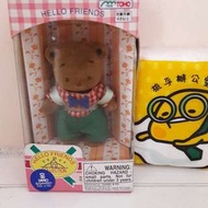 全新 sanrio 1996 Mr bear's dream mbd 植毛公仔 擺設 罕有 日本版 韓國製 外盒有屈褶