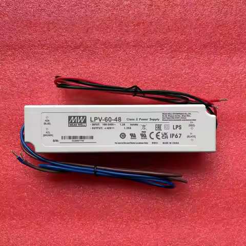 MEAN WELL LPV-60-5 LPV-60-12 LPV-60-15 LPV-60-24 LPV-60-36 LPV-60-48 Constant voltage IP67 waterproo