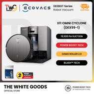 ECOVACS DEEBOT X11 OmniCyclone Robotic Vacuum & Mop with OZMO Roller 2.0 and OMNI Station