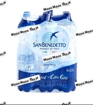 聖碧濤意大利天然有汽礦泉水1.5L X 6支SAN BENEDETTO