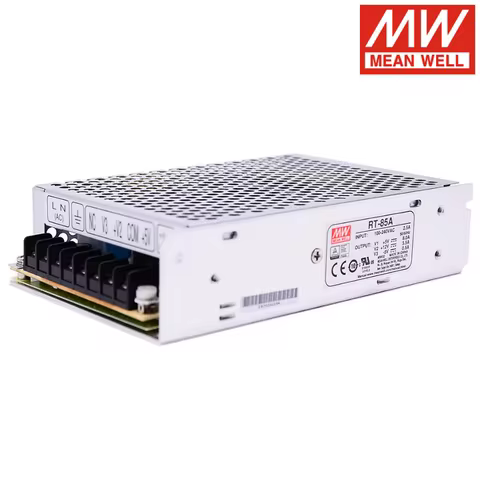 Taiwan Mean Well RT-85B/85A/85C/85D switching power supply 85W three output DC 5V, 12V, 15V and 24V