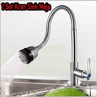 1 SET Table Sink Faucet Swan Faucet Dishwashing Flexible Sink Faucet 2 Modes kitchen sink faucet