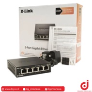 D-Link DGS-105 5-Port Gigabit Desktop Switch Metal