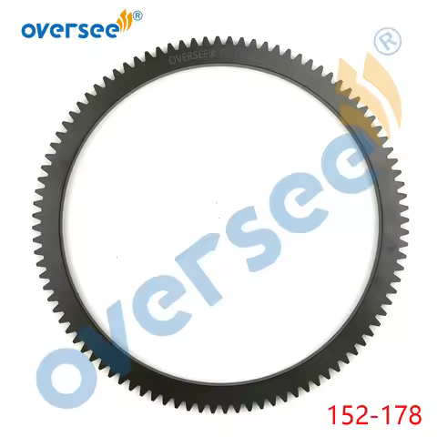 OVERSEE Flywheel Crown Gear Ring For Tohatsu Outboard Motor Seapro HDX Hidea Hangkai 2T 9.8-18HP Mer