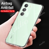 Realme 14x 5G Shockproof Four Corner Anti-Falling Soft TPU Case For Realme 14X Realme14x 5G Soft Sil