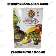 Biskuit Khong Guan Jadul/Khong Guan Kaleng Putih/Khong Guan Kalimantan