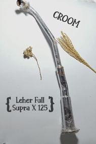 LEHERAN KNALPOT FULL SET SUPRA X 125 KARISMA CROM//LEHER KNALPOT STANDAR SUPRA X 125 FULLSET LEHERAN