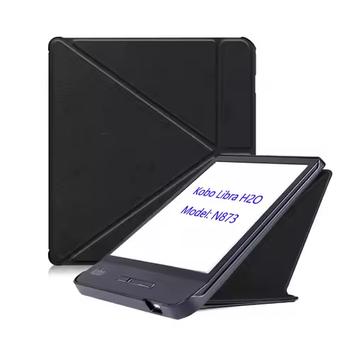 Case for 7-inch Kobo Libra H2O(Model:N873)/ Tolino Vision 5 e-book case cover,Ultra-Thin PU-Leather 