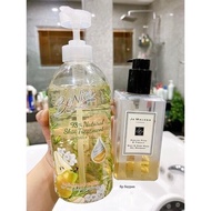 ครีมอาบน้ำ BeNice Fruit Tea Shower Gel White Strawberry & White Tea / BeNice Shower Gel Natural Engl