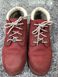 Timberland紅色短靴（23.5公分）