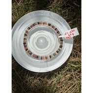 (A1126)(4,5-4.5mm)Octali bracelet made of glass in the shape of octagonal wheels, size 4,5-4.5mm