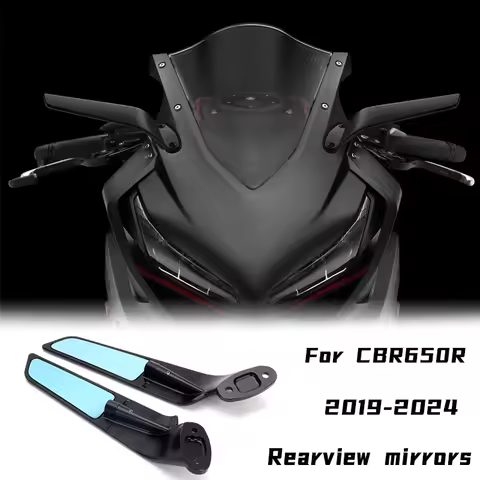 2024 CBR650R Rearview Mirror Motorcycle Invisible Rearview Mirror For Honda CBR 650R CBR650R 2019-20
