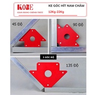 KOBE 45 -90 magnetic corner bracket for welders with suction power of 12Kg and 22Kg (25Lbs and 50Lbs