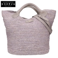 Helen Kaminski Cassia S 拉菲草 x 皮革兩用單肩包