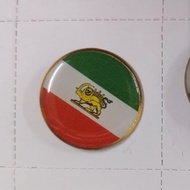 [IRAN & MALAYSIA]  BENDERA FLAG IRAN MALAYSIA 2026 with epoxy with COLLAR PIN IRAN SAVE IRAN WE LOVE