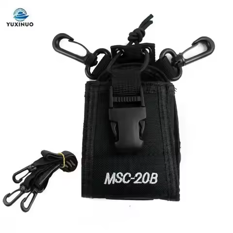 MSC-20B Walkie-Talkie Universal Nylon Pouch Bag Holster Carry Cover Case for Baofeng Radio UV-5R UV-