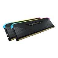 32GB (16GBx2) DDR4 3200MHz RAM (หน่วยความจำ) CORSAIR VENGEANCE RGB RS (BLACK) (CMG32GX4M2E3200C16) // แรมสำหรับคอมพิวเตอร์ PC