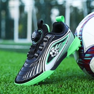 Boys Football Boots Children Football Boots Small Leather Waterproof Rotating Button Boys Football B