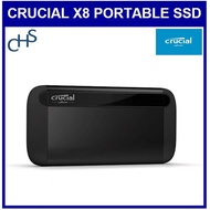 Crucial X8 1000GB 1TB 2000GB 2TB Portable SSD 5 Years Sg Warranty