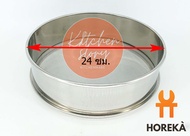 (4 ขนาด) ตะแกรงร่อนแป้ง 100 เมส สเตนเลส เกรด 304 ตะข่ายถี่ ของแท้ ขนาด 20243035 ซม./ Flour sieve 10