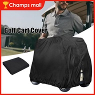 210D Golf Cart Cover E-bike & E-trike Cover 4 Wheels With Roof Water Repellant For Dustproof