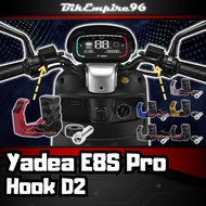 Yadea E8S Pro Hook D2 Heavy Duty Premium Durable Quality Hanger for Helmet Handle Bar Mount Holder H