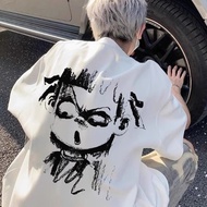 动漫卡通哪吒印花t恤男款夏季300g重磅纯棉短袖cleanfit正肩半袖Anime Cartoon Nezha Printed T-shirt for Men Summer 3 hengzaovq94