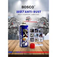 BOSCO WB7 Anti Rust Multi-Purpose Lubricant 400ml / Spray Anti Karat / Minyak Karat