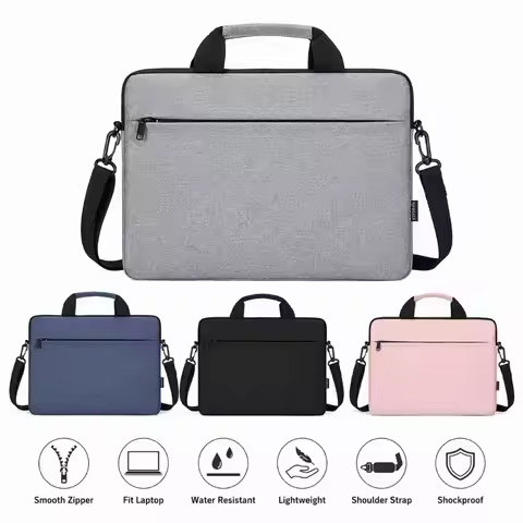 Shockproof Large Capacity Protective Pouch Laptop Handbag Notebook Cover Laptop Sleeve Case Shoulder