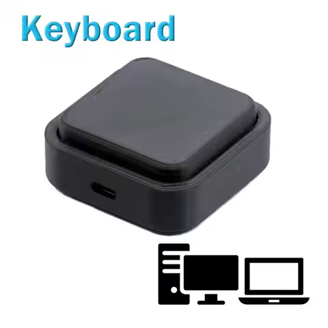 Mini One Key USB Programmable Macro Keyboard For Windows Linux MacOS Hot Key Mouse One Key Button US
