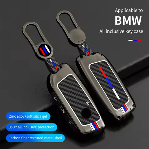 Zinc Alloy Car Key Case Cover Key Bag for BMW X1 U11 X7 G07 XM G09 i7 7 Series G70 LCI iX I20 U06 G8