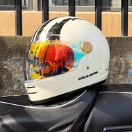 [Accumulative Hot Sale 6 million+Pieces] ORZ Motorcycle Helmet Men Women Retro Full Helmet 3C Electr
