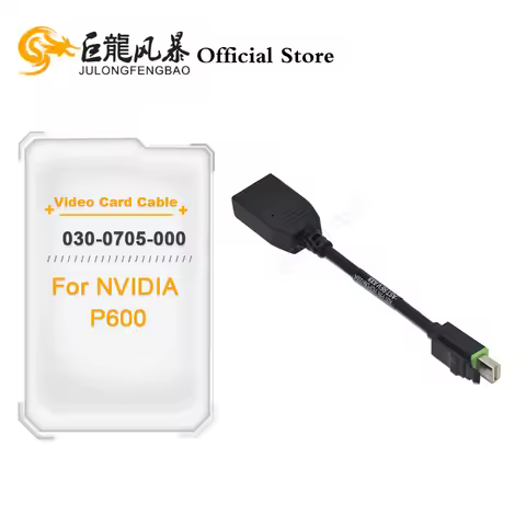 Mini DP To DP Converter For NVIDIA P600 Video Card Cable 030-0705-000