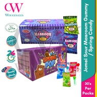 Jomei Spring Pop Finger Candy Assorted Flavor Blueberry Strawberry Apple | Jomei Sour Masroom Fruity