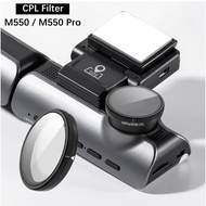 for AZDOME Dash Cam M550/ M550 Pro CPL Filter for AZDOME M550 HD Lens Dust Protection Anti Glare M55