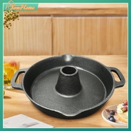 【Fast Delivery】28CM Thick Turkey Pot with Handle Pre-Seasoned Roasting Pan Heat-Resist Turkey Fryer