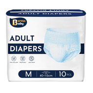 Adult Diaper Absorption Big Capacity Diapers Disposable Leak-Proof Diapers M L XL Caress 10PCS