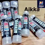Aikka 2K Epoxy Primer Grey Spray Paint AK679 Aerosol Spray Paint / Spray Basecoat Undercoat Cat Epoxy Primer Besi 400ml