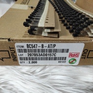 100 pcs Transistor BC 547 COPPER LEGS TR BC547 ROLL