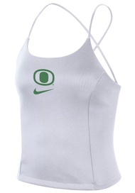 Nike Women's College Icon Clash Tieback Tank Top (US, Alpha, Large, Regular, Regular, White, Oregon