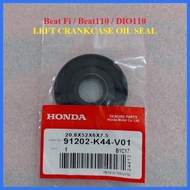 ۩ ◊ Beat Fi / Beat110 LEFT CRANKCASE OIL SEAL 91202-K44-V01 Honda Genuine Part from Thailand