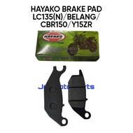 SHOGUNRR LC135N BELANG CBR150 Y15 BRAKE PAD DISC PAD HONDA YAMAHA SUZUKI BRAKEPAD