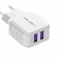 Log On Home Charger Dual USB 2.4A FAST XL LOC26 - White