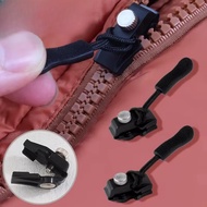 3Pcs Instant Zipper Pull - Zipper Slide Puller Lock - Metal Zipper Head Repairing Kit - Detachable, 