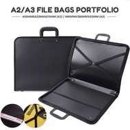 A2 A3 Large Portfolio Folio Carry Bag Waterproof File Artist PaperDrawing Painting Sketch Document W