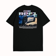 KRMK Unisex Distro T-Shirt with ENKEI RPF1 INSTALLED Hologram Rim Image